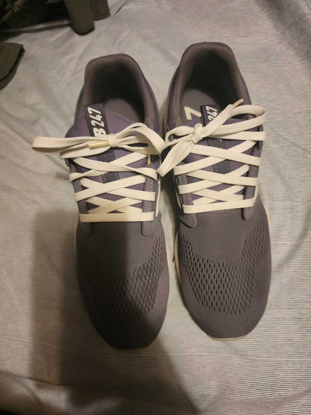 New Balance Women’s Lavender Athletic Sneakers with White Laces
